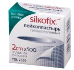 Пластырь, Silkofix (Силкофикс) р. 2смх500см 1 шт на тканевой основе