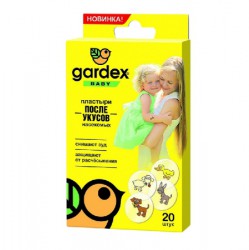 Пластырь, Gardex (Гардекс) 20 шт Бэби после укусов