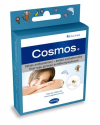 Лейкопластырь детский, Cosmos (Космос) р. 7.6смх7.6см 4 шт арт. 535613 кидс