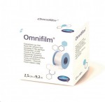 Пластырь фиксирующий, Omnifilm (Омнифилм) р. 2.5смх9.2м 1 шт арт. 900422 из прозрачной пленки гипоаллергенный картонная упаковка без еврохолдера