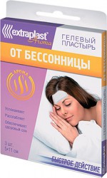 Пластырь, Extraplast (Экстрапласт) 3 шт против бессоницы