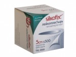 Пластырь, Silkofix (Силкофикс) р. 5смx500см 1 шт на тканевой основе